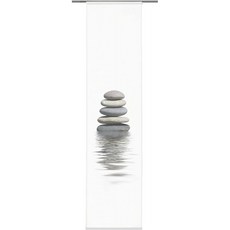이태리 홈 패션 빌바오 파넬로 텐트 폴리 에스테르 블랙 / 화이트 245 x 60cm, 단일옵션