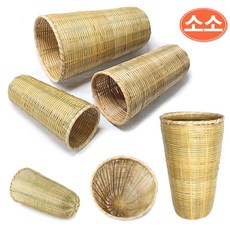 대나무 용수(소소)/ 죽제품 대나무 용수 거름망 채망 체망 술빚기 간장거르기 망소쿠리 전등갓 대나무소쿠리 대소쿠리 죽세품 / 코지마트, 1개