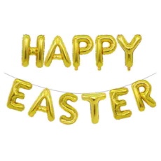 파티셔스 부활절가랜드 풍선세트 해피이스터 가랜드 happyeaster, 1-2. 풍선가랜드(골드)