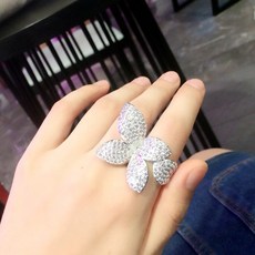 하오타오 럭셔리 파베 세팅 3피스 오픈 퀄리티 플래팅 18K 진금