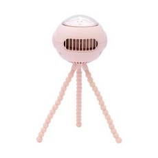 포충등 날파리퇴치기 전기모기퇴치기 노래하는 작은 선풍기 USB 충전 모기 기피제 흔들리는 머리 큰 바람, [04] Pink upgraded