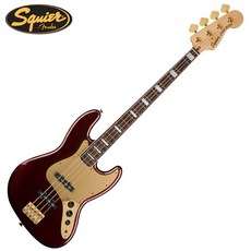 스콰이어 재즈 베이스기타 40주년 골드 에디션 RRM / Squier 40th Jazz Bass Gold Edition, 혼합색상