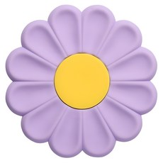 Tigutelru雛菊矽膠隔熱墊, 1個, 紫色