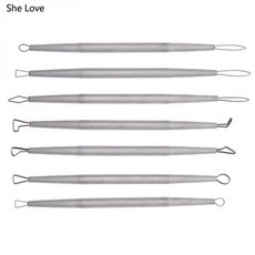 우드카빙 조각칼 Chzimade 7pcs 스테인레스 스틸 알루미늄 폴리머 클레이 도구