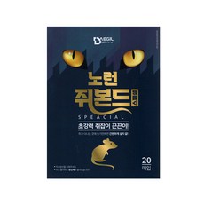 노런 쥐끈끈이 쥐덫 찍찍이 파리 쥐본드 20매입, 1개