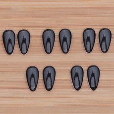 5쌍 판매 검정 푸슉 에어 실리콘 스티커 안경코받침 미끄럼방지 코패드