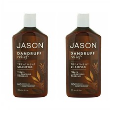 제이슨 내츄럴 샴푸 355ml 2개 댄드러프 릴리프 Jason Dandruff Relief Treatment Shampoo 12 oz