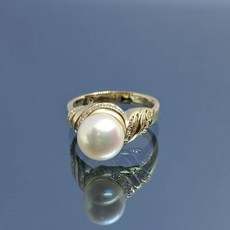 14k진주반지아코야