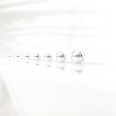 화비즈 실버 925 은부자재 은볼 2mm부터 8mm 비즈 은볼반지 팔찌 목걸이만들기 재료, 2.5mm (100개)