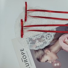 6color 롱리본 집게핀 발레리나 발레 코어룩 긴 롱꼬리 연예인 아이돌 제니핀 헤어핀