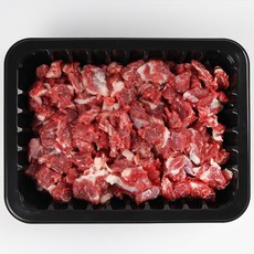 1++ 투뿔 한우 국거리 소고기 투쁠 안심 등심 부채살 양지 이유식 찹스테이크 장조림용, 1개, 300g