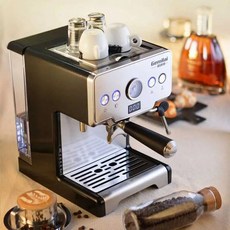CRM3605 커피머신 15 바 커피 에스프레소 220V 펌프 카푸치노 우유 버블 가정용 이탈리아 머신, 1.220V - 미국