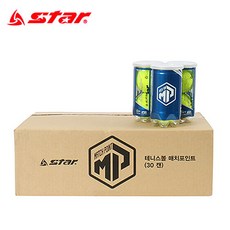 스타 매치포인트 TB172 테니스공 시합구 한박스 30캔, 라임그린, 30개