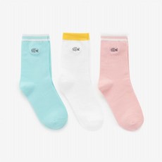 정품 라코스테 여성 트리플 번들 양말 RA221B 53G 001 53G001
