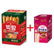 롯데 빅팜1200g+문어콕콕600g 기획 간식 소시지 어린이 주전부리 맥주 안주 키스틱