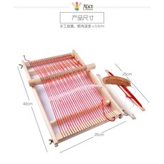 위빙틀 공예 티코스터 마크라메 만들기 미니베틀 타피스트리 직조틀 키트 직장인 취미 니팅룸, 소나무 40*25