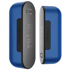 충전식손난로 OCOOPA 핸드워머 충전식 2팩 마그네틱 전기 핸드워머 16시간 보온 4단계 USB-C 휴대용 충전기 10000mAh, 에어포스 블루