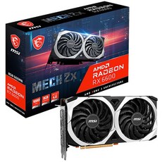 MSI 라데온 RX 6600 메크 2X D6 8GB, 단품