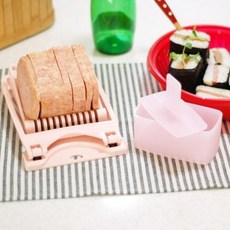 [텐바이텐] 도블레 스팸김밥 만들기(슬라이서+김밥틀소틀), 아이보리+소틀(화이트)