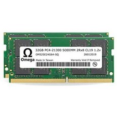 Omega 64GB (2x32GB) Memory Upgrade for 2020 Apple iMac 27 w/Retina 5K, 상세내용참조