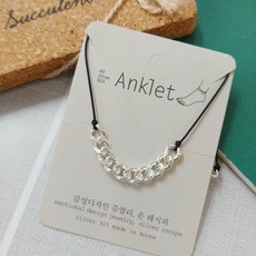 면체인발찌