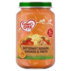 (6팩)카우앤게이트 버터넛츠 스쿼시 치킨 파스타 200g, 6개