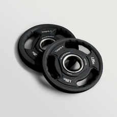 트라히어 UP3H 우레탄 홈짐 헬스 중량 바벨 원판 1.25kg 2개