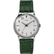 TIMEX Marlin Hand-Wound California Dial Green leather strap TW2U96700
