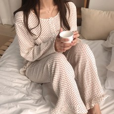김양리빙 / 튤립 오가닉 여성 홈웨어 파자마 세트