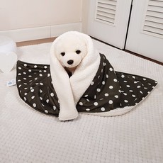 8 DECO 강아지담요 강아지이불 강아지한테뺏긴담요, 뺏요 올리브버블, 1개