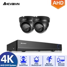 H.265 4K CCTV 시스템 8MP 실내 오디오 IP 카메라 8CH NVR 비디오 보안 카메라 시스템 모니터링 키트 2TB HDD 옵션, 없다, 유럽 연합 플러그, 8채널 DVR 카메라 2개, 1개
