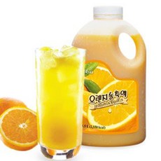 흥국 에프엔비 오렌지 농축액 1.5L, 아이스박스