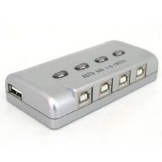 정품[무료배송]USB 공유기 4대1 - 수동 스위치 및 프로그램 전환 방 공유기 공유기전환;ah;+nas*, [-옵션:상품선택-]