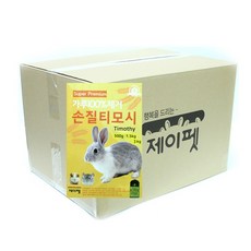 제이펫 슈퍼파인 토끼 기니피그 사료 건초 손질 티모시 대용량 3kg, 1개