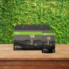 풀무원 산녹삼 골드 녹용 산삼배양근 맥문동 진액 100ml 30포 50칼로리