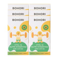 보호리 강아지 기관지 심장 영양제 바이탈Q 뉴트리냠냠, 15입 6개