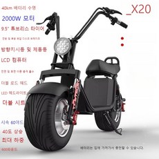 21년 신형 Xpro 할리 전동스쿠터 2000W 관포, 60V, X20 40km 2000W 모터 배터리