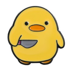 만능가위 펭귄 작은 오리 카톤 새로운 금속 디자인 배지 브로치 에나멜 핀 라벨 가방 배낭 모자 보석 선물 액세서리, [01] C20304, 1개