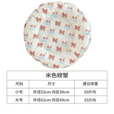강아지 침구 여름 매트 잠자리 사계절 침대, S(6kg 이내 적합), 옵션5, 1개