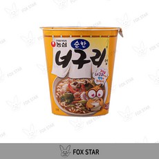 농심 너구리 순한맛 컵라면 63g, 12개