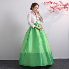 FLYNABI 여성 전통 한복 공연복 무대 가운한복
