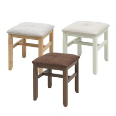 원목 보조 의자 화장대 의자 식탁스툴 페브릭원단사용, TP-731 월넛(Walnut), 1개