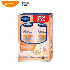 Vaseline 바세린 드라이시럼 브라이트 리뉴 데오드란트 50ml x 4개(1세트), 1세트