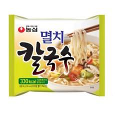 농심 멸치칼국수, 98g, 40개