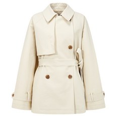 VOV 여성용 벨티드 하프 트렌치 코트 7152116001