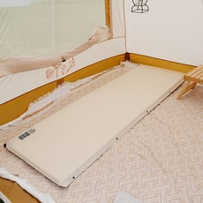 듀라맥스 휴대용 캠핑 에어 자충매트 야외용, 1인용, 5cm