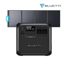 BLUETTI 블루에티 AC180+PV120 파워뱅크세트 1800W고속충전 휴대용 보조배터리 태양광패널 120W 접이식 솔라패널 올인원 인산철 차박 캠핑 낚시, 1개