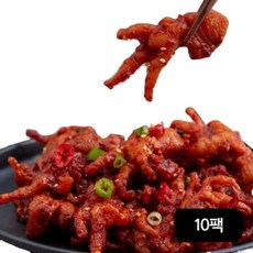 직화구이 튤립닭발7팩+무뼈 닭발3팩, 단일옵션, 150g, 10개