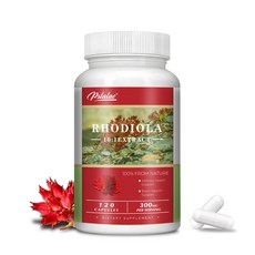 Pslalae 유기농 홍경천 300mg 60/120 캡슐, 60정