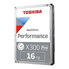 Toshiba X300 18TB 퍼포먼스 & 밍 3.5인치 내장 하드 드라이브 - CMR SATA 6Gb/s 7200RPM 512MB 캐시 HDWR51JXZSTA 2024 - 도시바x300